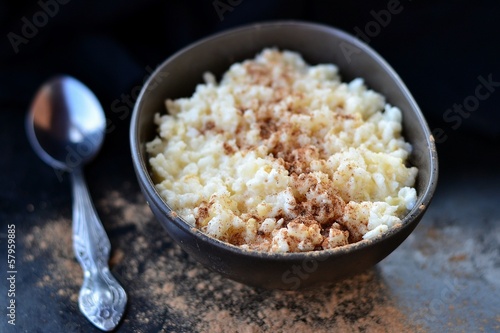 rice pudding photo