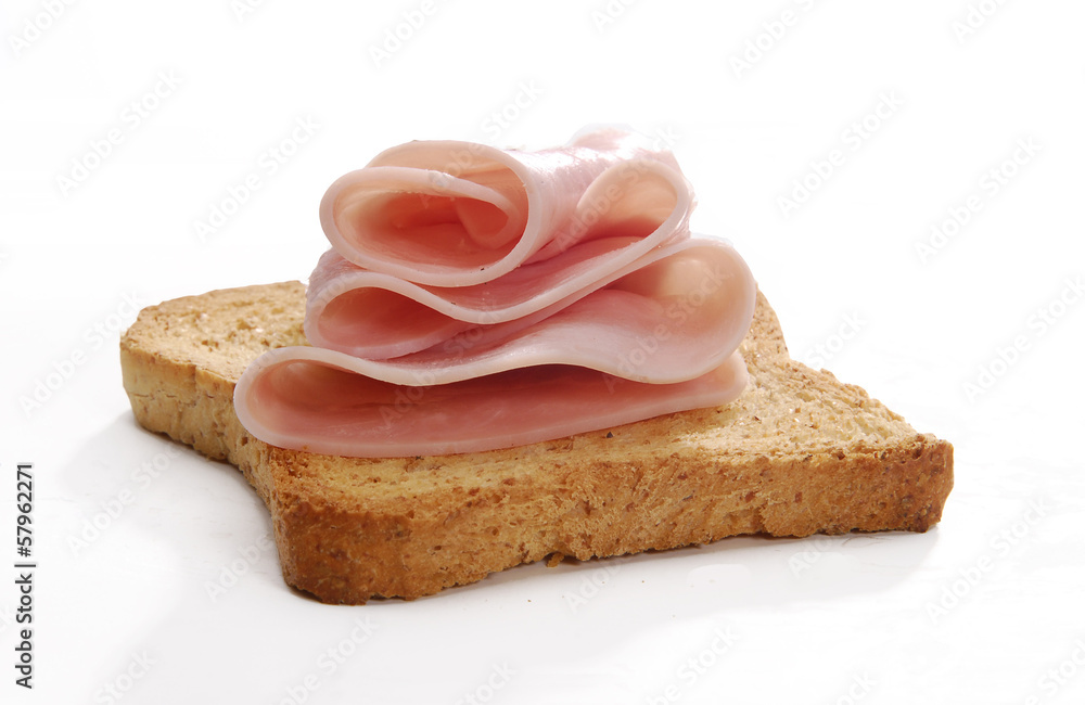 Pan con jamón. Pan con jamón.