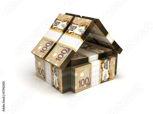 Real Estate Concept Canadian Dollar photo