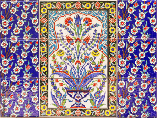 Very impressive ancient Handmade Turkish Tiles.