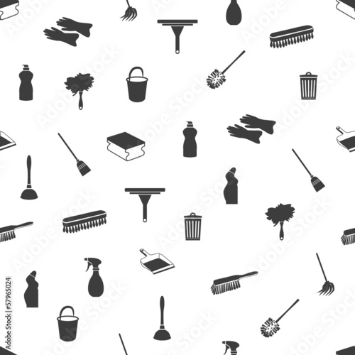 seamless cleaning icons