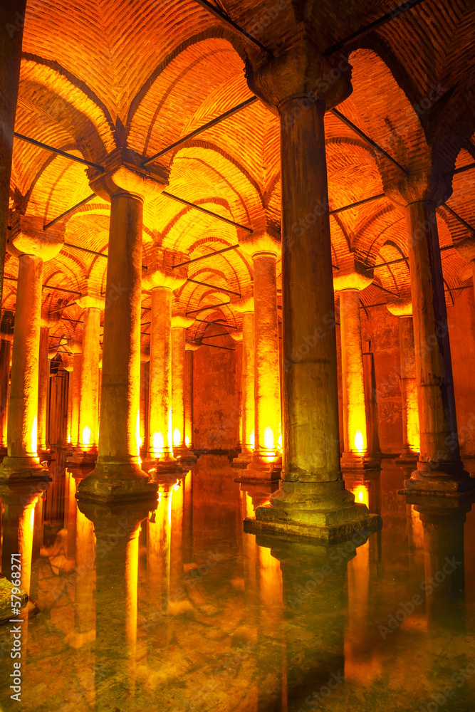 Basilica Cistern interior