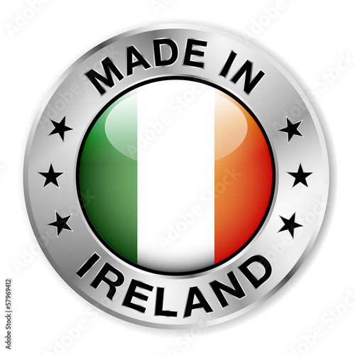 Free Download Made In Ireland Silver Badge - GFXLoad