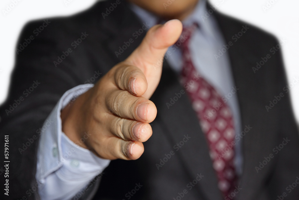 handshake offering handshake offering