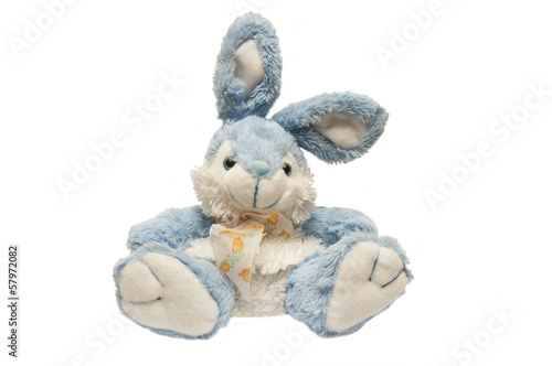 Soft toy rabbit photo