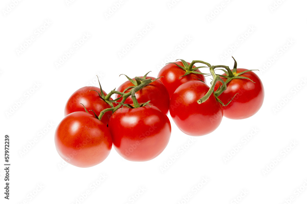 Tomatoes isolated on white background Tomatoes isolated on white background