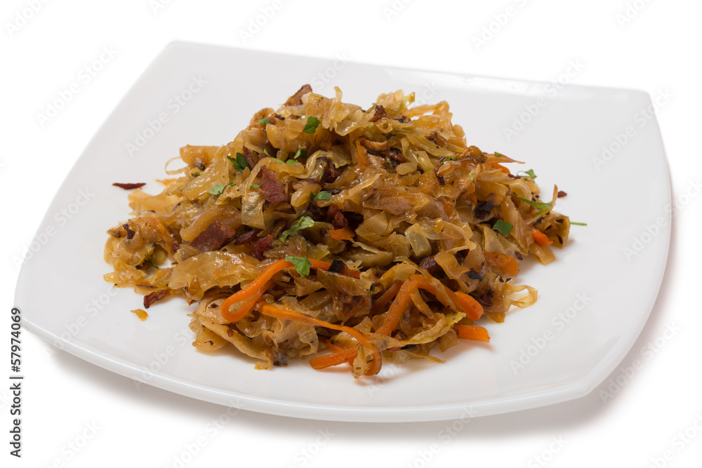 Braised cabbage Braised cabbage