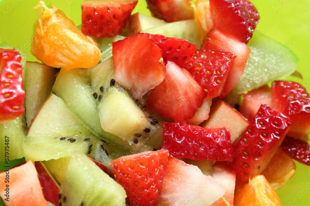 Frischer Obstsalat Frischer Obstsalat