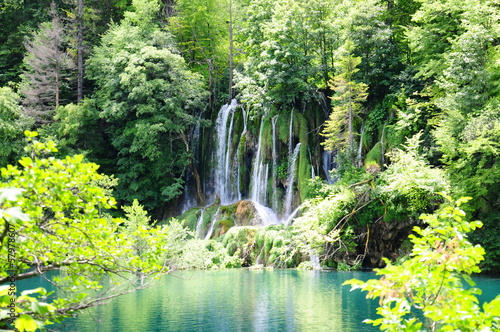 Kroatien  Plitvicer Seen I  Kaskade
