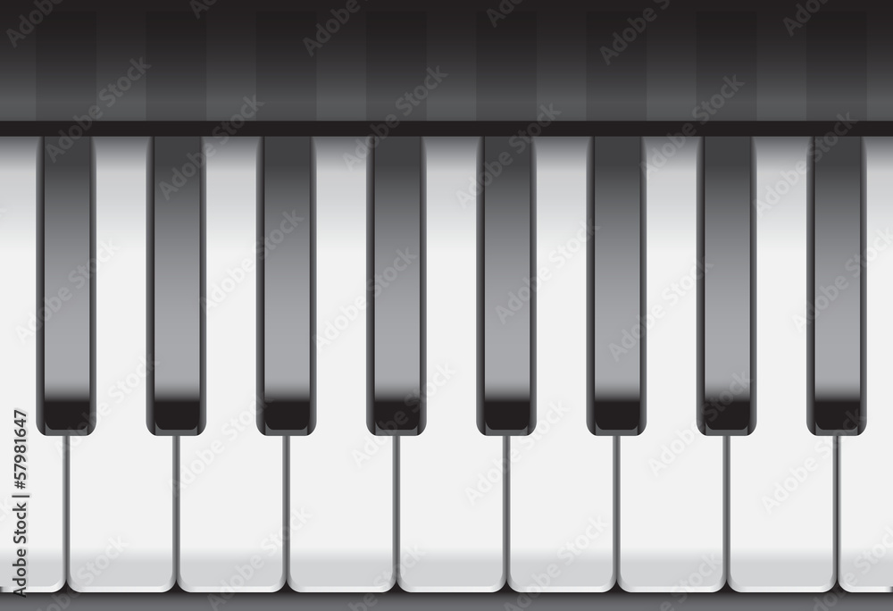 Naklejka premium piano key background