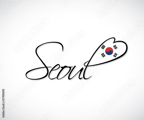 Seoul lettering