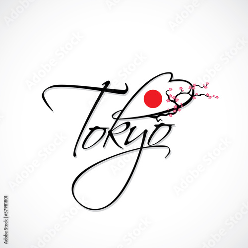 Tokyo lettering