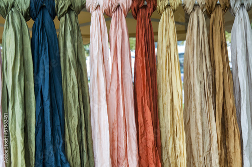 Series of silk pashminas