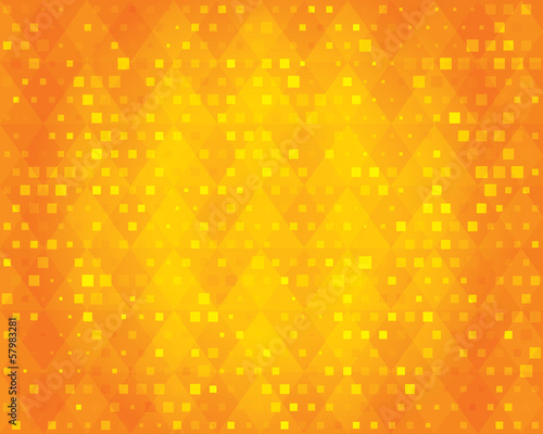 Orange geometric background for design.