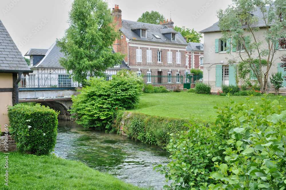 France, picturesque village of Ry in Seine Maritime
