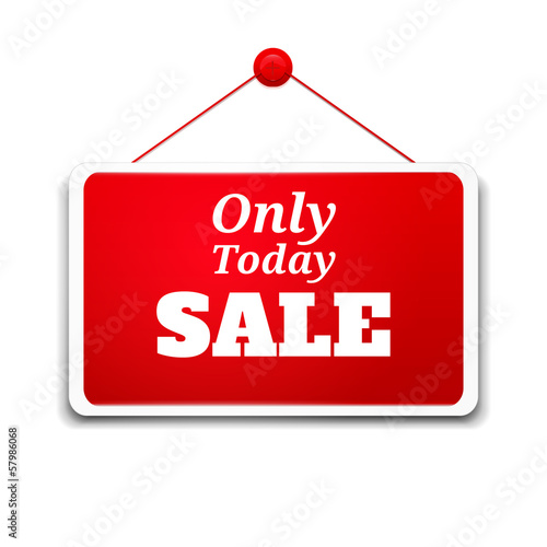 Shopping sign board