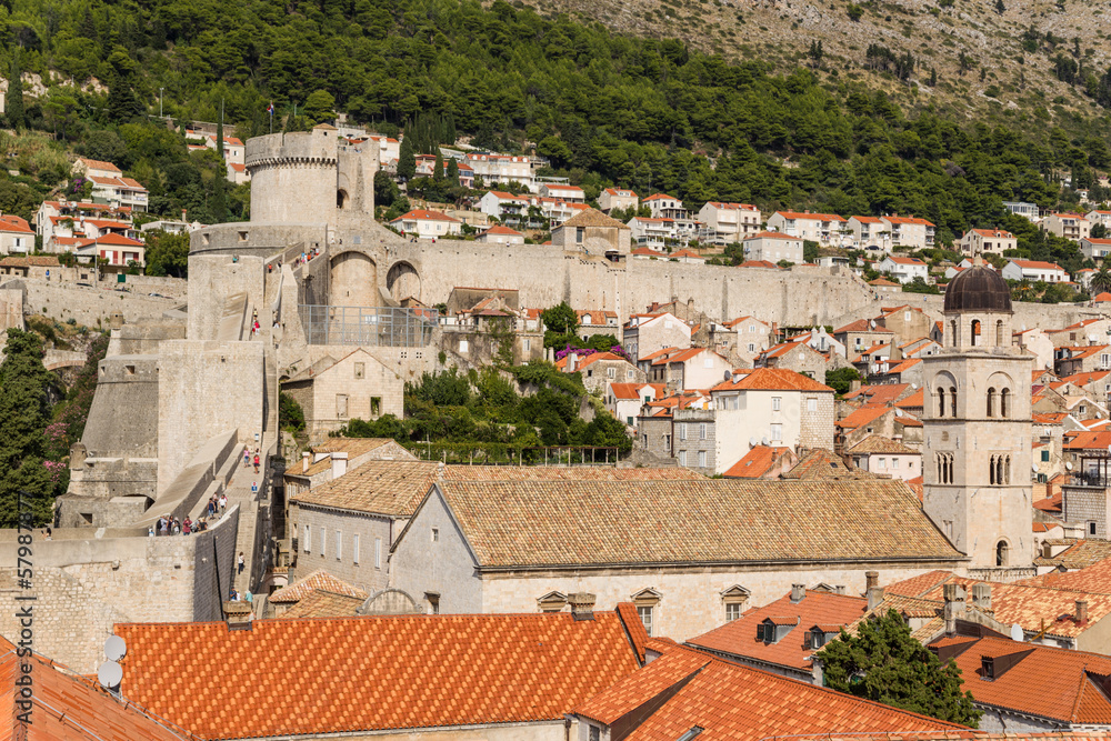 Dubrovnik. Old town and fortress