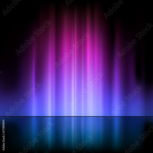 Colored Light Fountain - Abstract Background