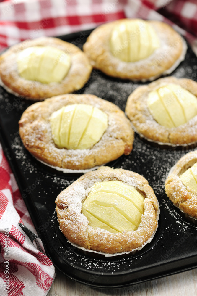 Apple and White Chocolate Muffins