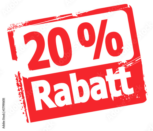 20 % Rabatt