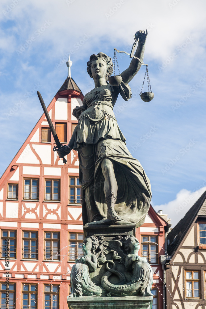 Fototapeta premium Justitia Frankfurt