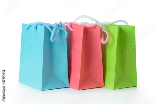 Colorful gift bags