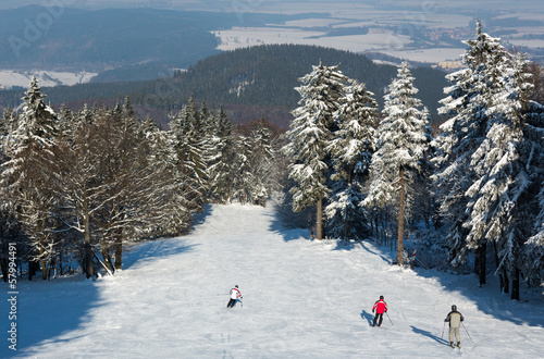Abfahrtshang am Inselsberg, Thüringen