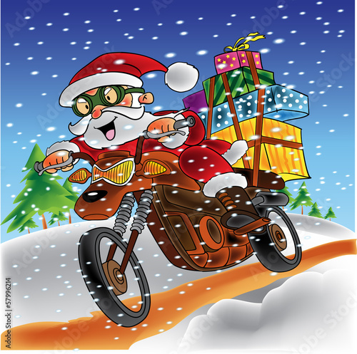 santa claus rider
