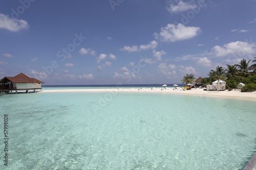 Tropische Malediven-Insel