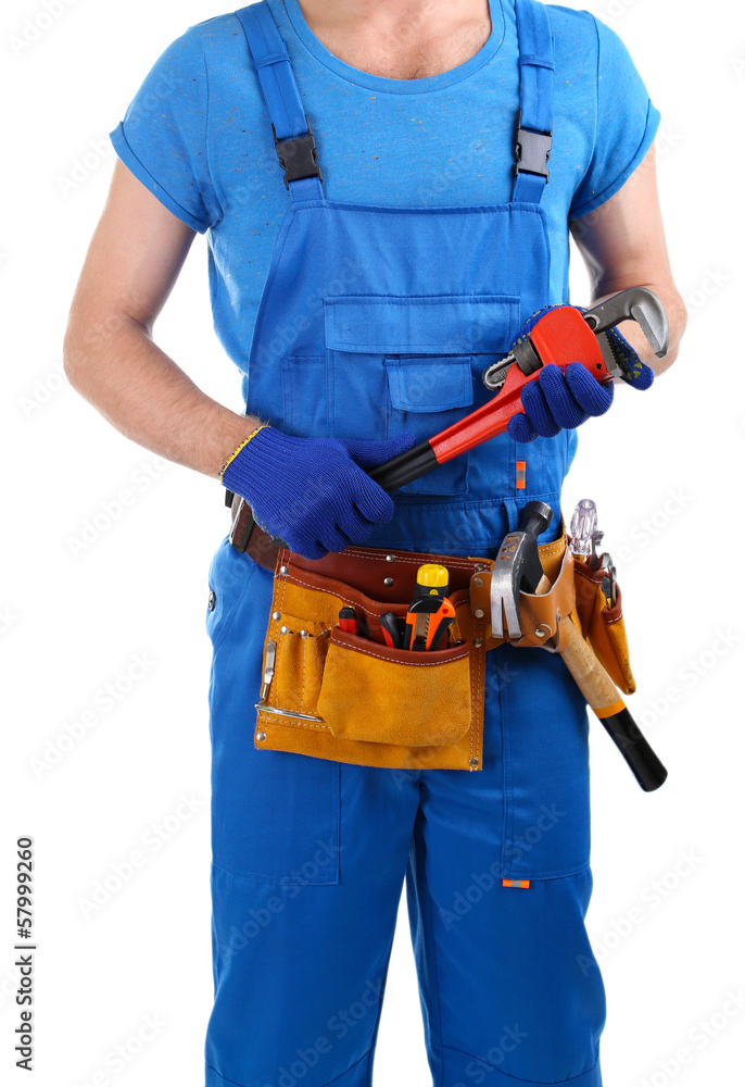 Foreman isolated on white Foreman isolated on white