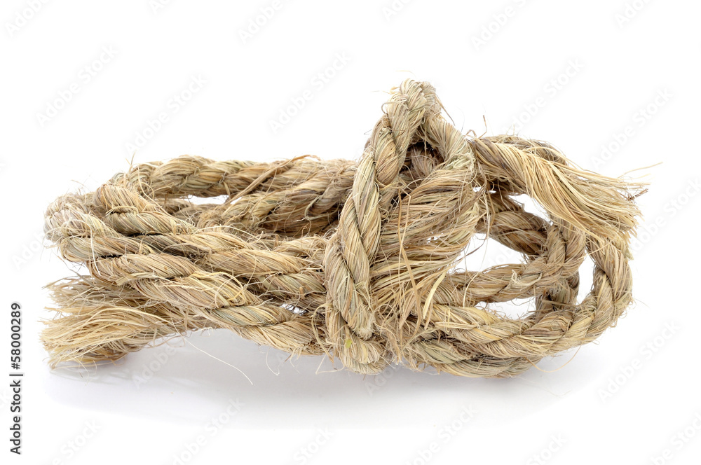 worn rope