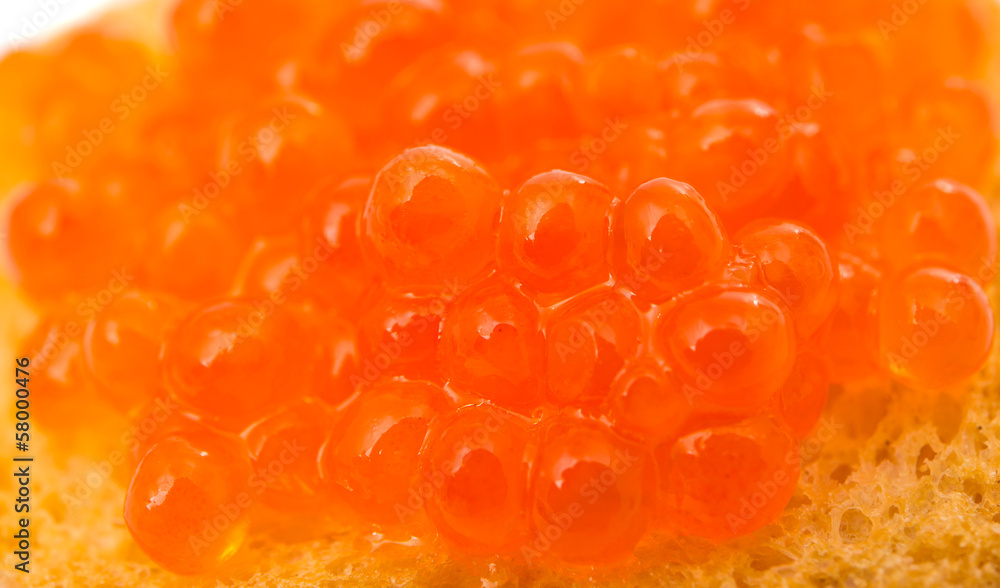 Sandwich with caviar. Sandwich with caviar.