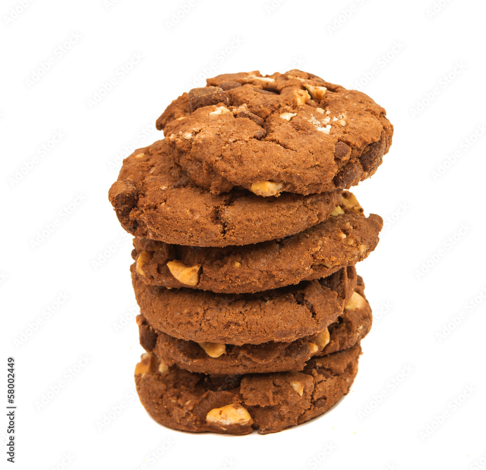 cookies with chocolate and nuts cookies with chocolate and nuts