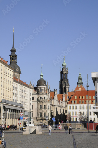 Schloss und Kathedrale in Dresden