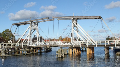 Klappbrücke im Wiecker Hafen