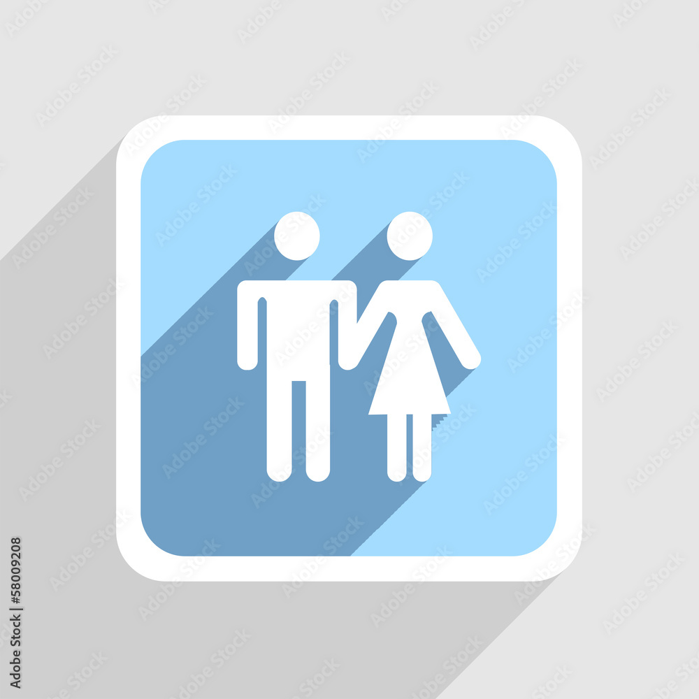 Vector blue icon on gray background. Eps10 Vector blue icon on gray background. Eps10