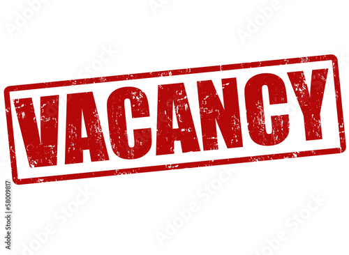 Vacancy stamp