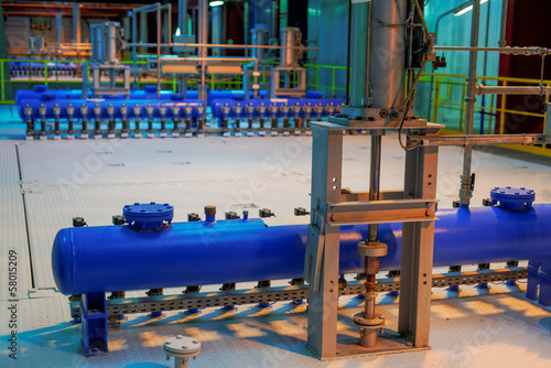 Industrial interior of a generic power plant