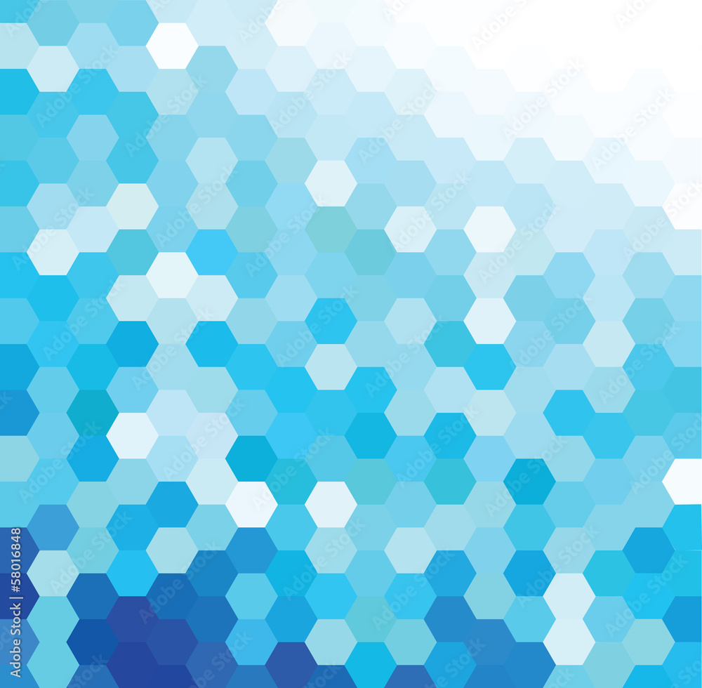 Blue Hexagonal Pattern Blue Hexagonal Pattern