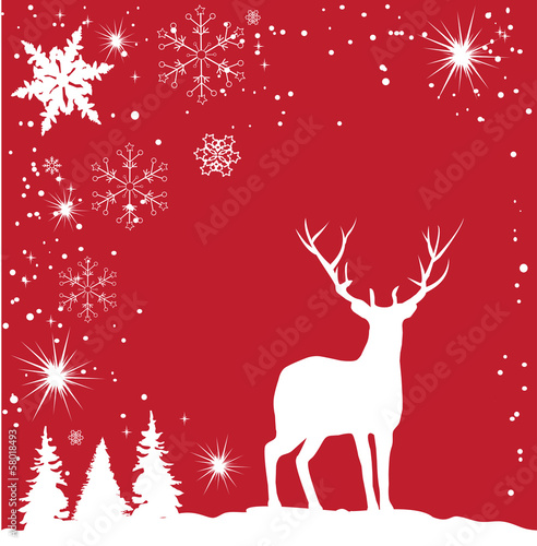 vector deer