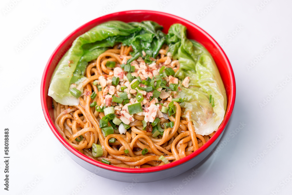 Hot and dry noodles Hot and dry noodles
