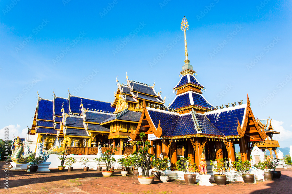 temple wat ban-den , chiangmai province Thailand