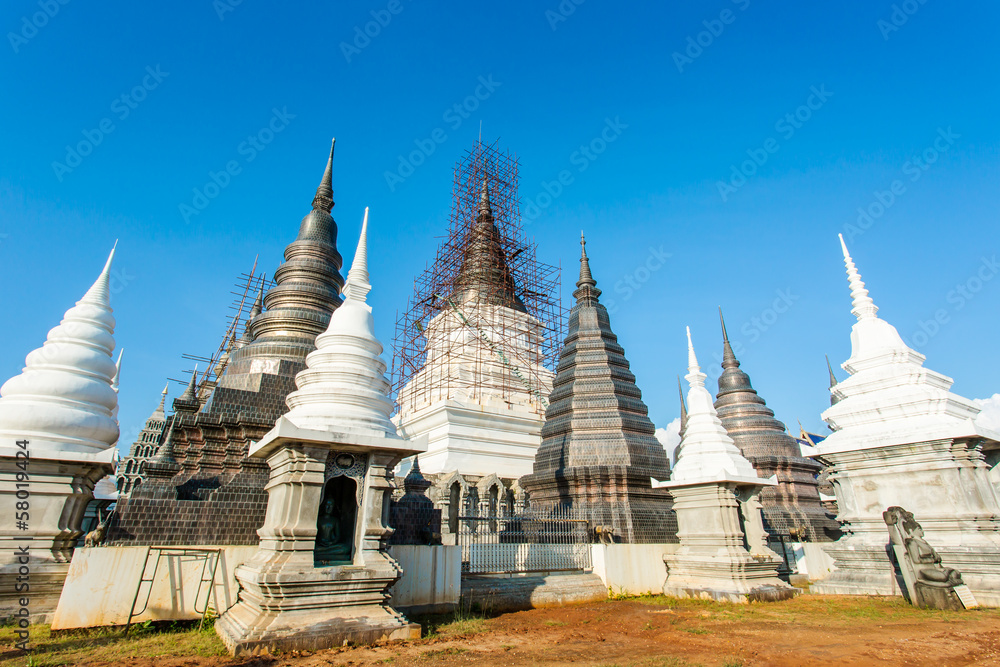 Fototapeta premium pagoda wat ban-den , chiangmai province Thailand