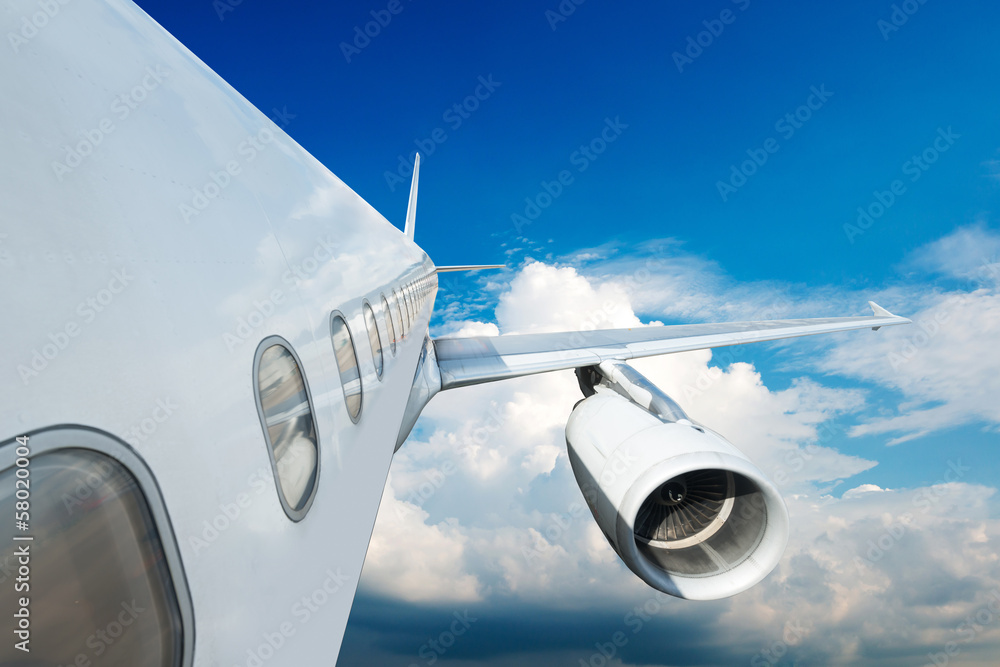 Fototapeta premium Large passenger plane