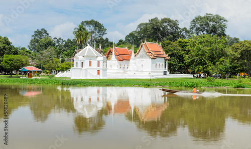 Ancient Thai temple of Wat Uposatharam in Uthai Thani, Thailand