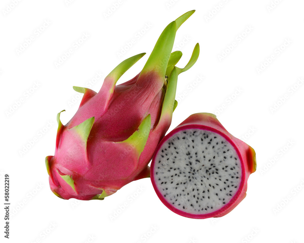 Dragon Fruit on white background Dragon Fruit on white background