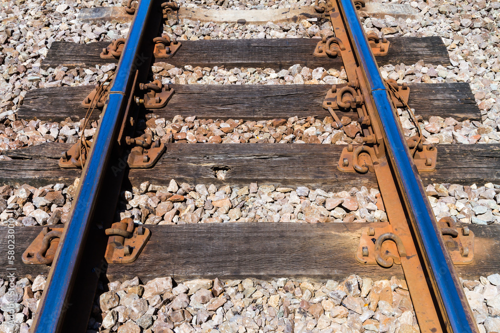 Naklejka premium Railway track