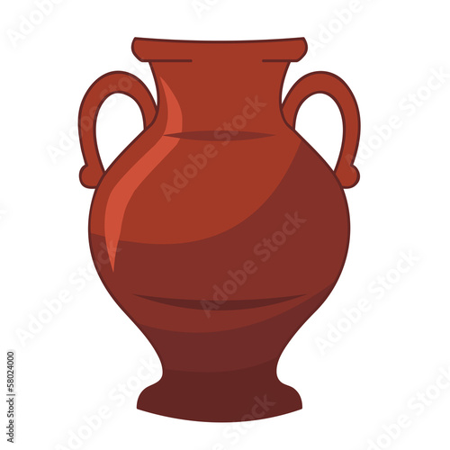 vase isolated illustration