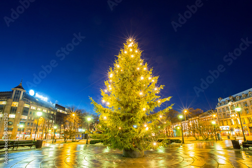 light Christmas tree