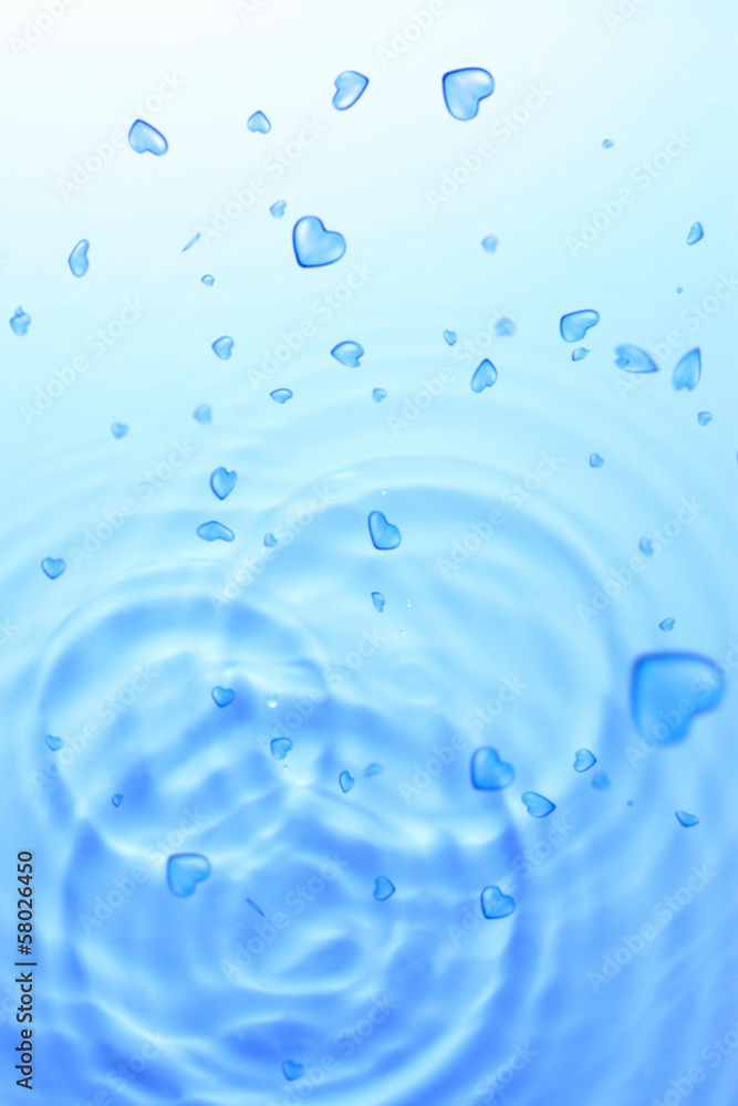 水とハート 水とハート